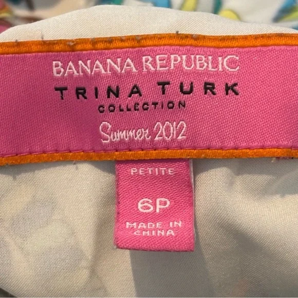 Trina Turk for Banana Republic Silk Dress - size 6P - Picture 4 of 10